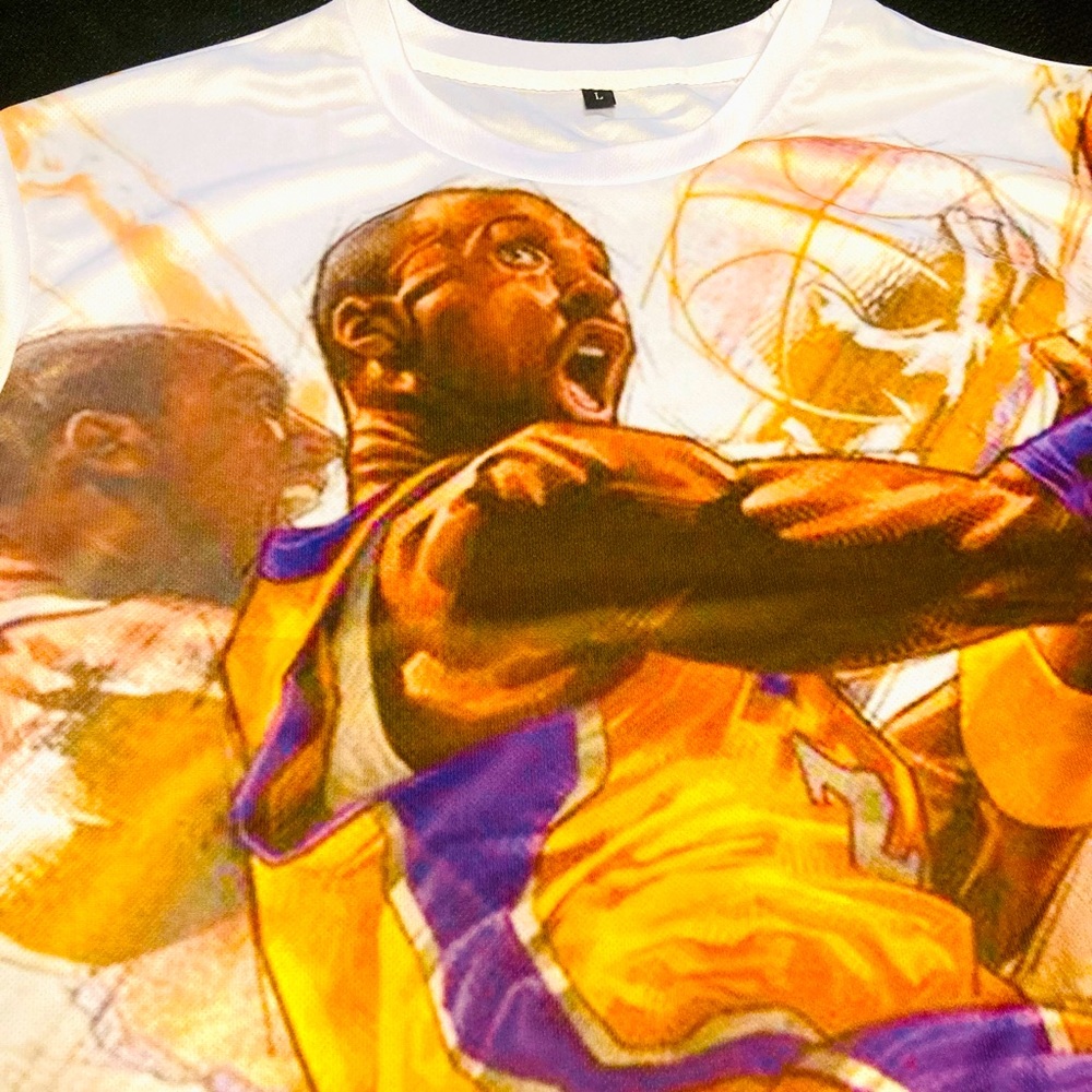 Basketball Super Star Kobe Bryant T Shirt ❤️🏀